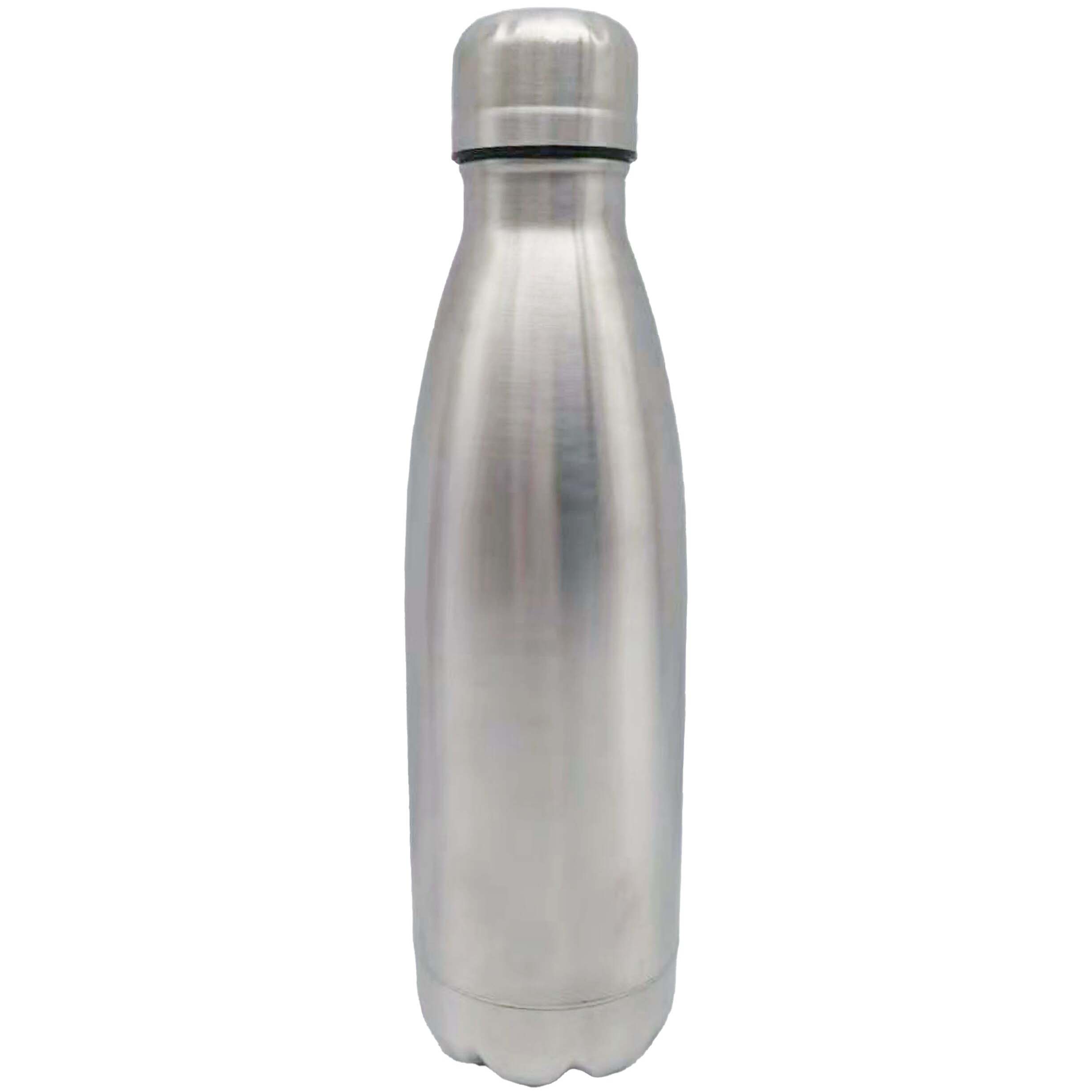 17 oz Stainless Bottle with Stainless Lid 1