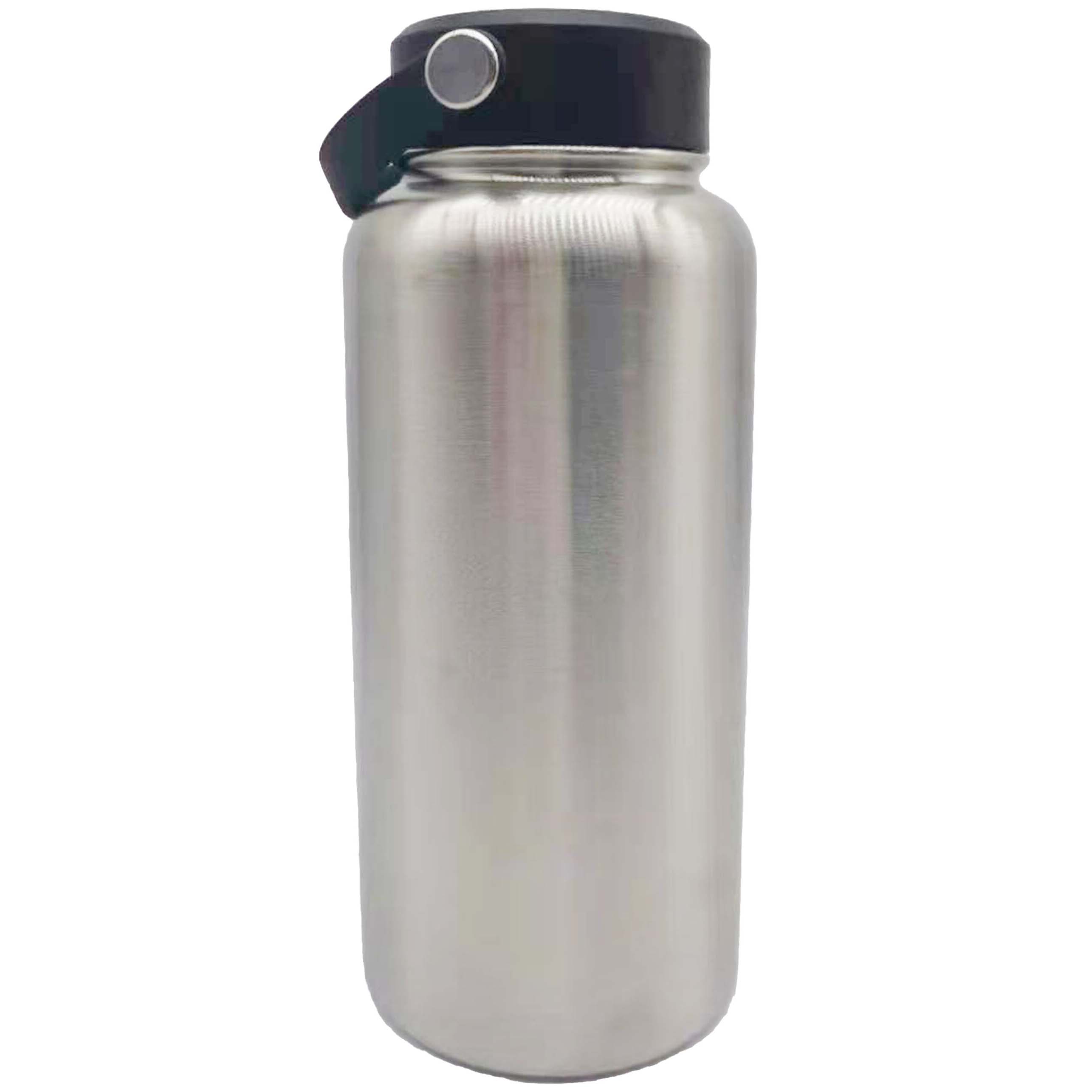 32 oz Stainless Bottle with Plastic Lid 1