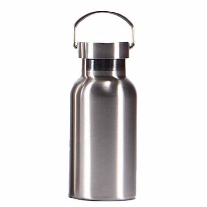 12 oz Stainless Bottle with Stainless Lid 1