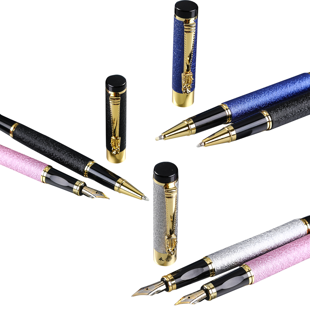 Brass Fountain or Standard Pen with Removable Cap 1