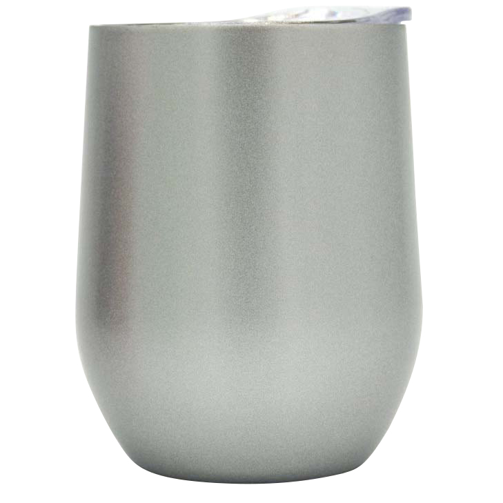 12 oz Stainless Wine Tumbler with Acrylic Lid